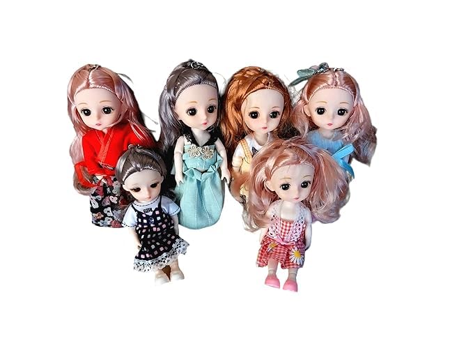 Doll Keyrings for Girls Keychain Keyring Keychains Keyrings for kids children men ladies boys girls car bike home key RANDOM COLOR