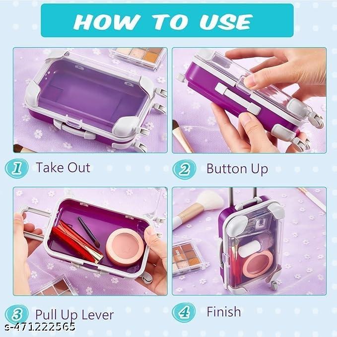 Mini Eyelash Luggage Suitcase 💖