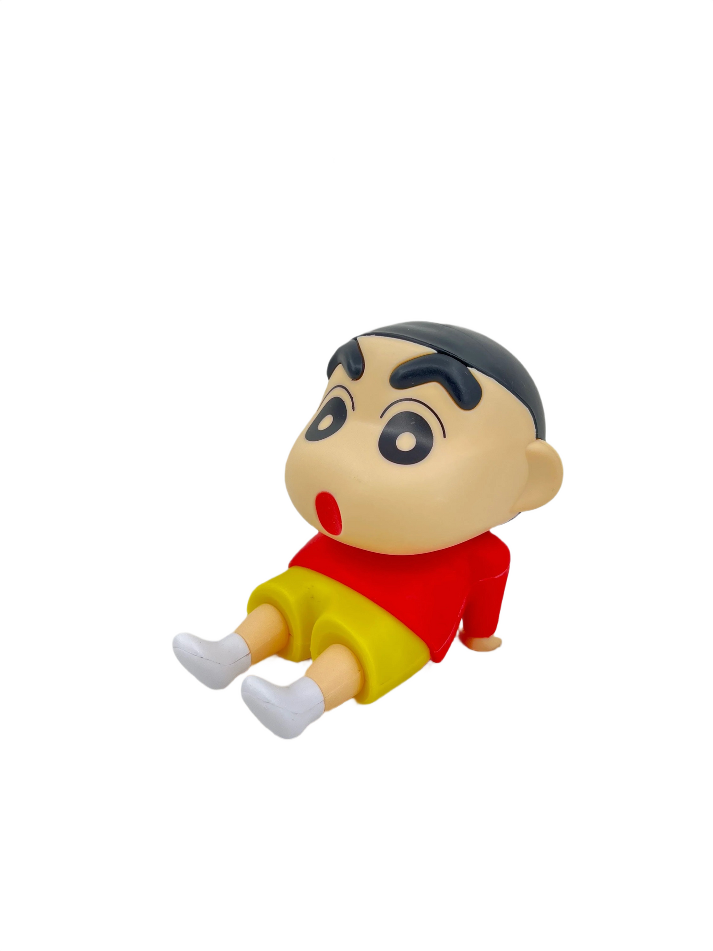 12 cm Big Light Blue Shin-chan Mobile Stand Figurine