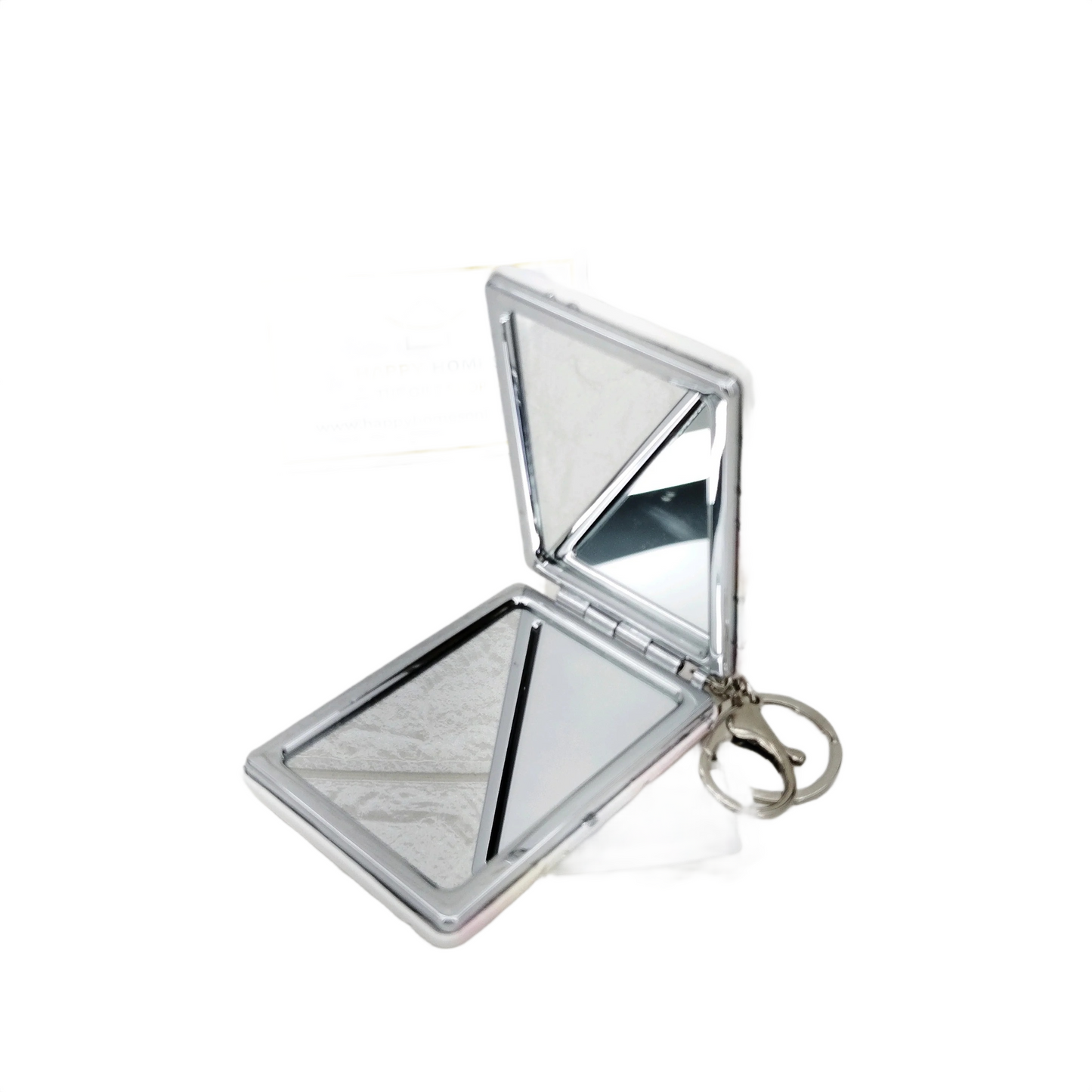 Glitter Cosmetic mirror keychain - All mix design - both shape