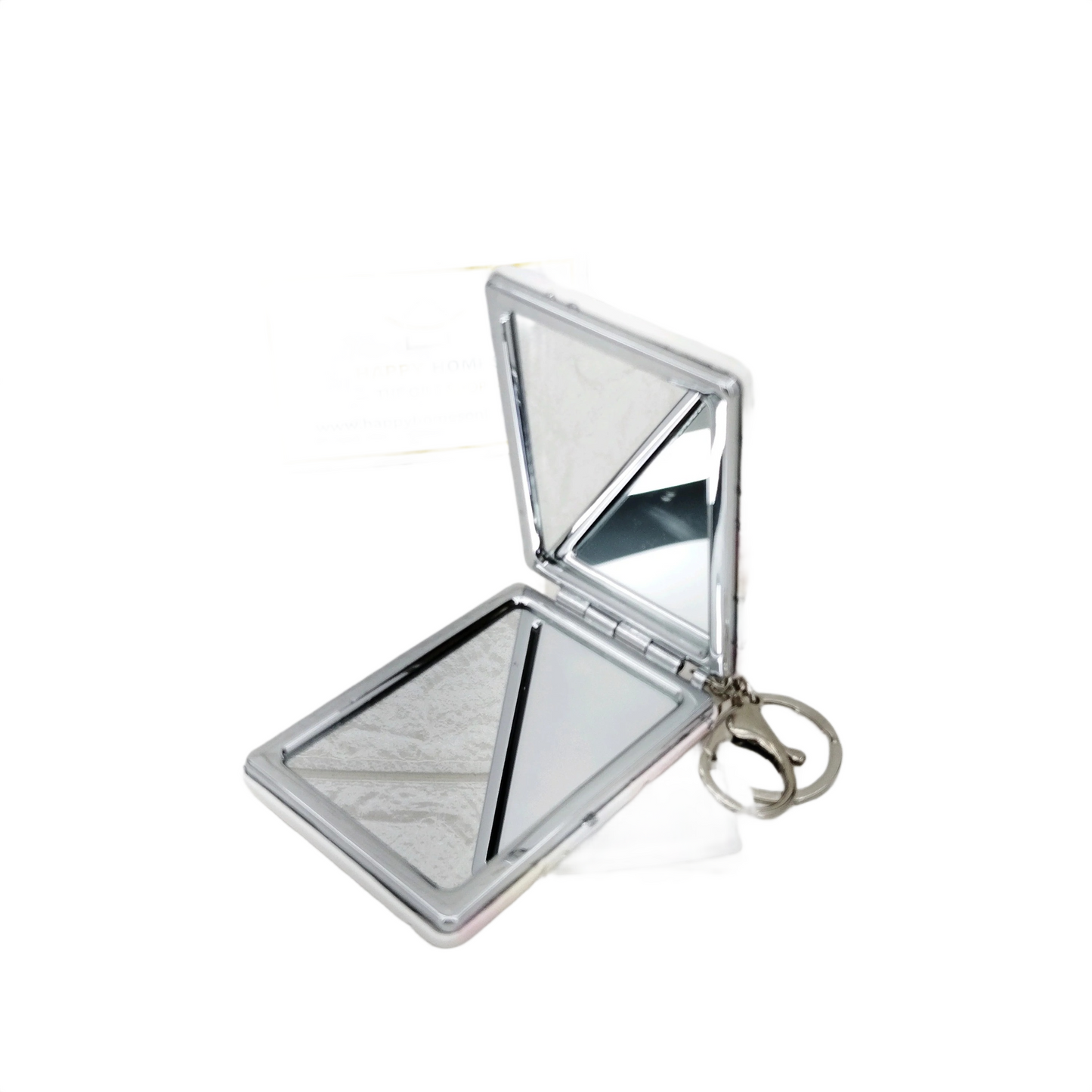 Glitter Cosmetic mirror keychain - All mix design - both shape